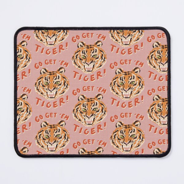 Item preview, Pink Go Get’ em Tiger Print designed and sold by Yan Yu Lee.