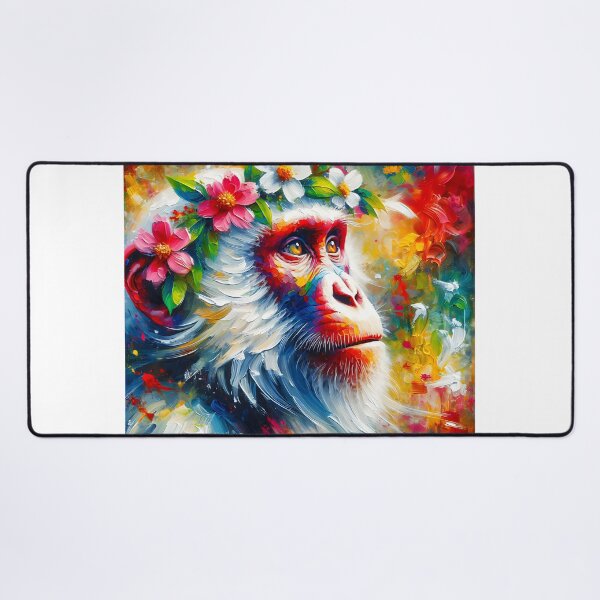 Item preview, Acrylic Majestic Blossoming Ape designed and sold by InsanseCreation.