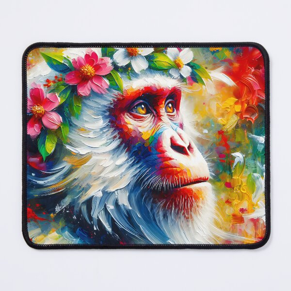 Item preview, Acrylic Majestic Blossoming Ape designed and sold by InsanseCreation.