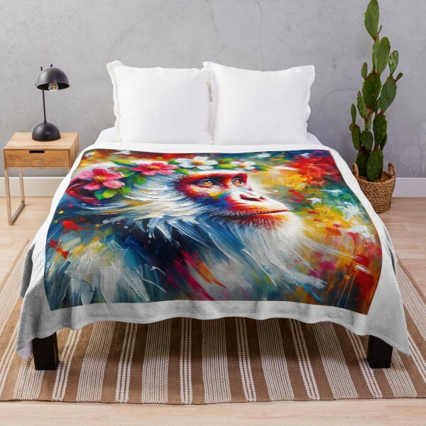 Item preview, Acrylic Majestic Blossoming Ape designed and sold by InsanseCreation.