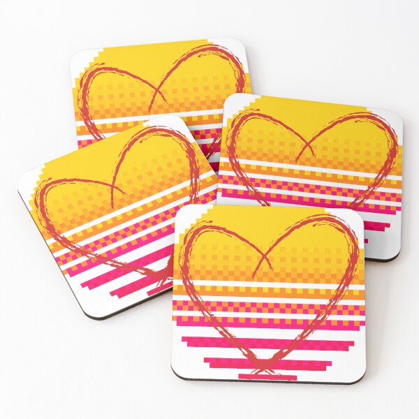 Item preview, Hearts Stickers designed and sold by ArtFusionRalf.