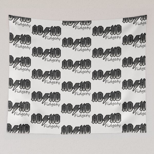 Item preview, ADHD Fidgety neurodiversity support themed Design  designed and sold by Artomobiles.