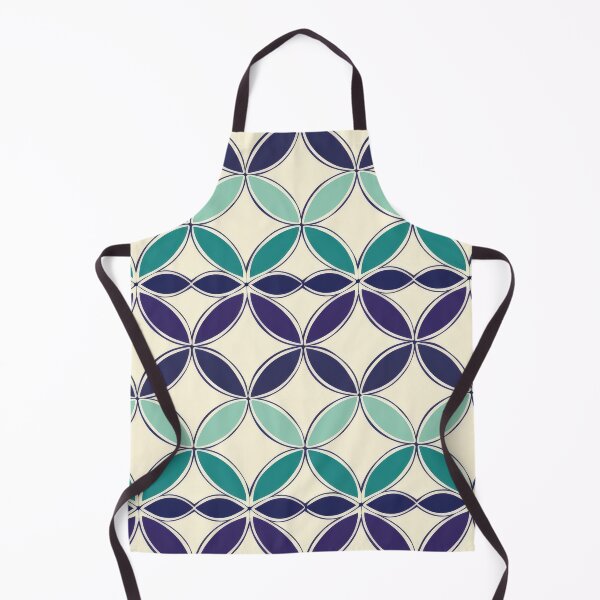 Item preview, Abstract Geometric Pattern With Teal, Purple, and White Circles designed and sold by brandway.