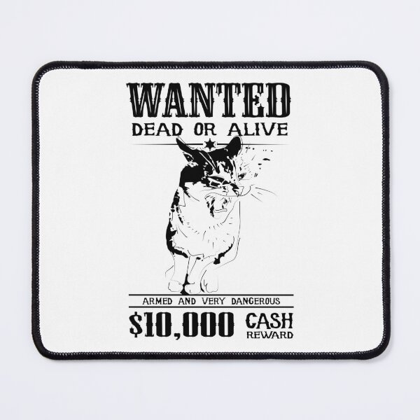Item preview, wanted cat designed and sold by hichamms.