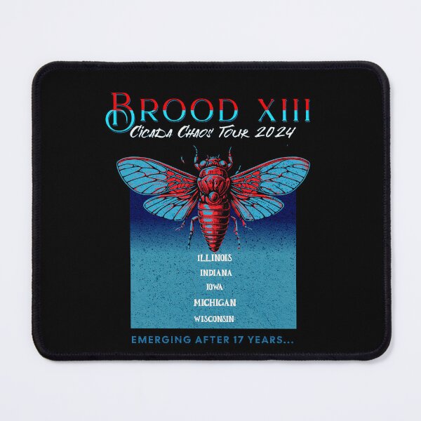 Item preview, Cicada-geddon 2024: Brood XIII (13) Rock Concert Style Apparel designed and sold by MondegreenLLC.