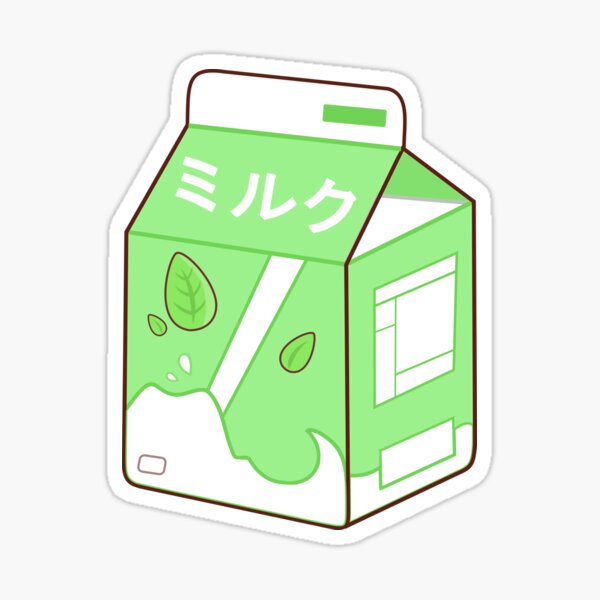 Matcha Milk Sticker