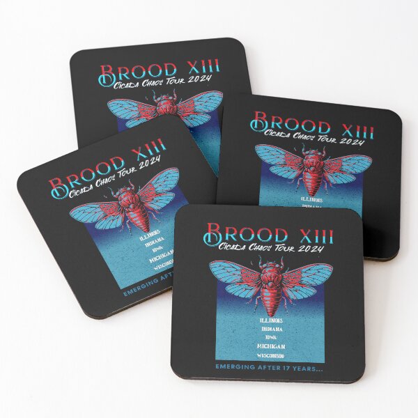 Item preview, Cicada-geddon 2024: Brood XIII (13) Rock Concert Style Apparel designed and sold by MondegreenLLC.