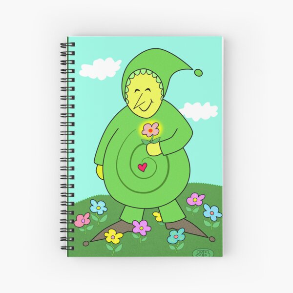 Elf Flower Spiral Notebook
