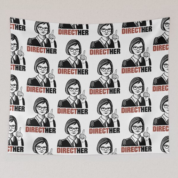 Item preview, DIRECTHER: Empowering Graphic Design with a Witty Pun designed and sold by ironpalette.