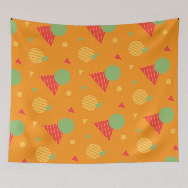 Item preview, Trendy Vibrant Fractal Memphis Pattern designed and sold by PatternsPalette.