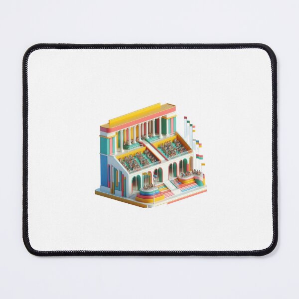 Item preview, Colorful & Antique Grandstand designed and sold by ModederZukunft.