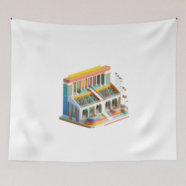Item preview, Colorful & Antique Grandstand designed and sold by ModederZukunft.