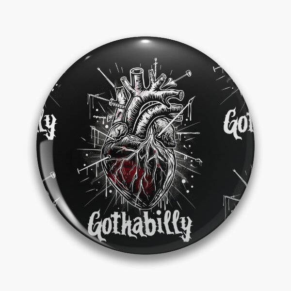 Artikelvorschau, Gothic Gothabilly Herz entworfen und verkauft von Piotrek0001.