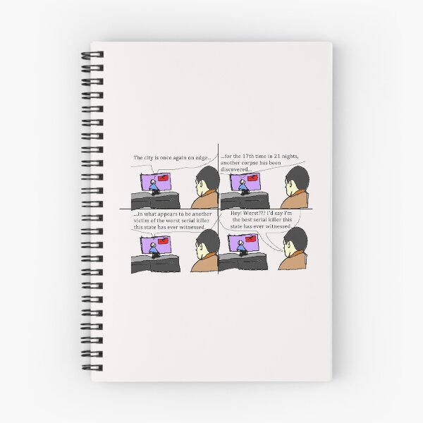 Item preview, Serial Killer's Guide to Taking Offense: A Comic Strip Tragedy designed and sold by Ignorant-Artist.