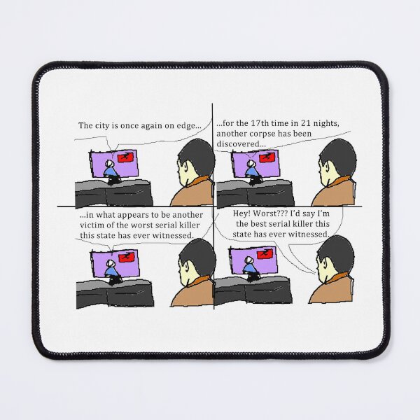 Item preview, Serial Killer's Guide to Taking Offense: A Comic Strip Tragedy designed and sold by Ignorant-Artist.