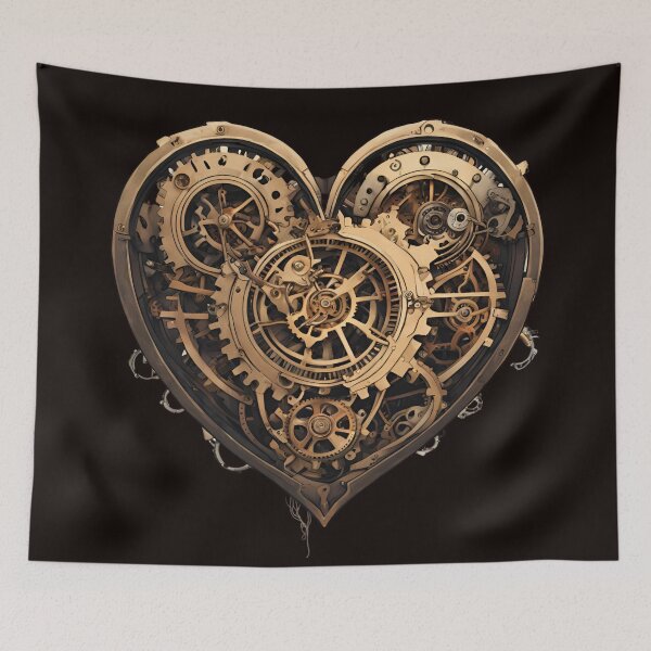 Item preview, Steampunk Clockwork Heart designed and sold by FitEnvy.