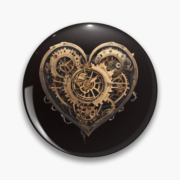Item preview, Steampunk Clockwork Heart designed and sold by FitEnvy.