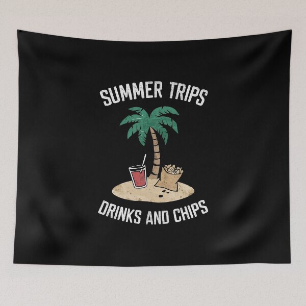 Item preview, SUMMER TRIPS DRINKS AND CHIPS - 2D designed and sold by YoungMind95.