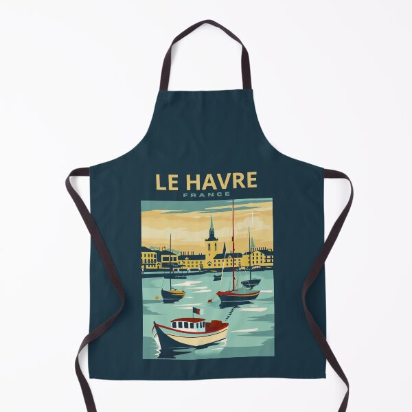 Item preview, A Vintage Travel Illustration of Le Havre - France designed and sold by GoodOldVintage.