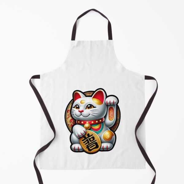 Item preview, Fortune Cat Design - Maneki Neko Lucky Charm Illustration designed and sold by ShaikTalatAziz.