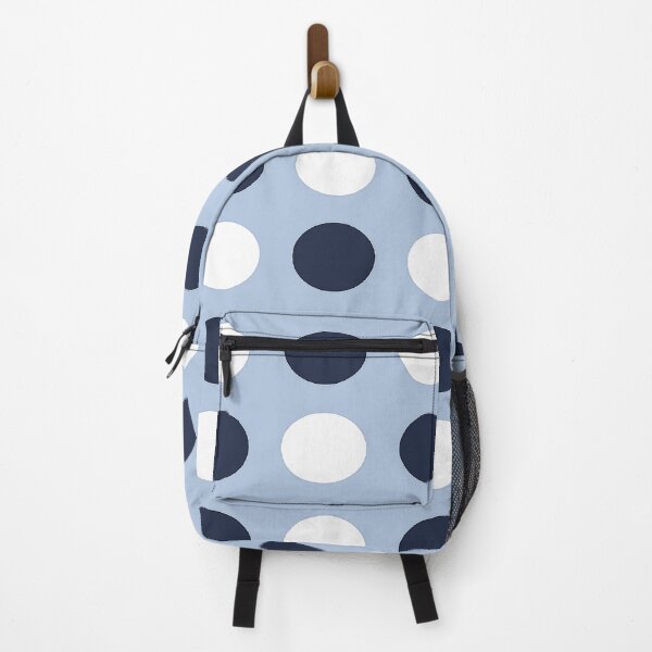 Item preview, NAVY BLUE, WHITE and ALICE BLUE Symmetrical POLKA DOTS  designed and sold by RachelMacht.
