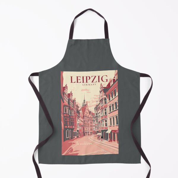 Item preview, A Vintage Travel Illustration of Leipzig - Germany designed and sold by GoodOldVintage.