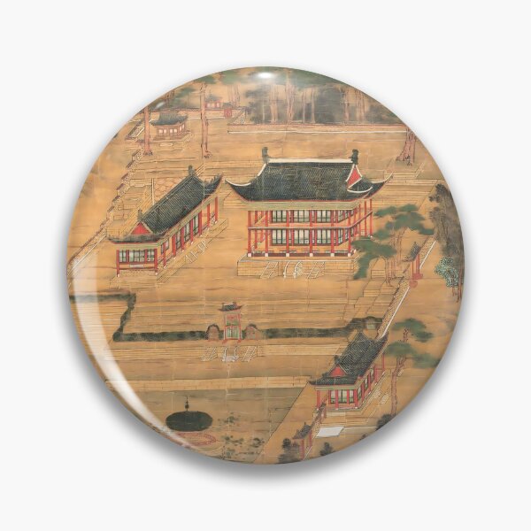 Item preview, Kyujanggak Pavilion Garden by Kim Hong-do  designed and sold by SeoulJourner.