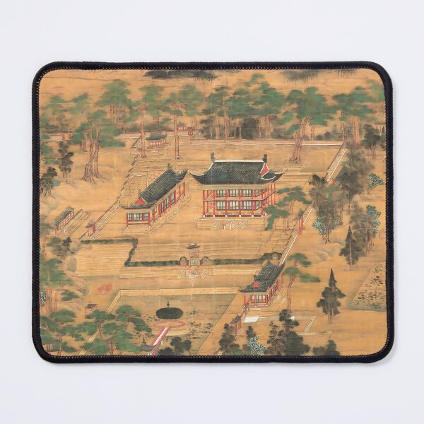 Item preview, Kyujanggak Pavilion Garden by Kim Hong-do designed and sold by SeoulJourner.
