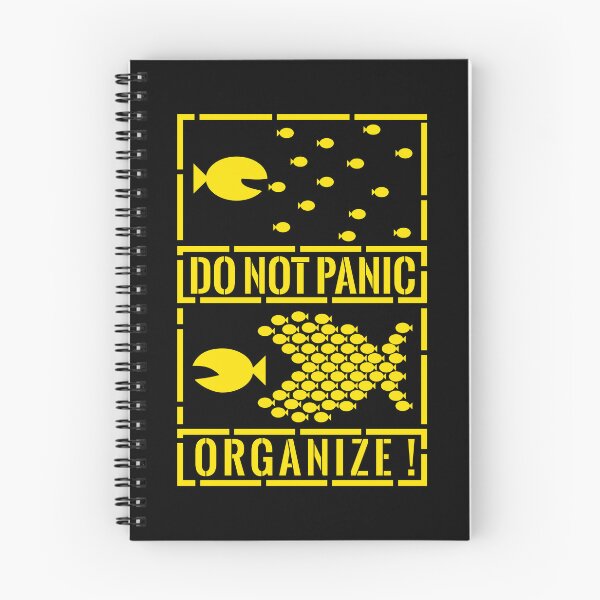 Item preview, Do Not Panic - Organize_YELLOW designed and sold by LoboTomica.