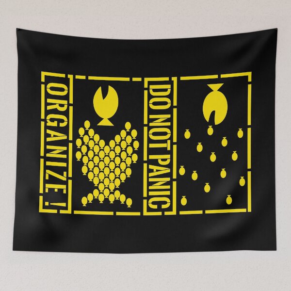 Item preview, Do Not Panic - Organize_YELLOW designed and sold by LoboTomica.