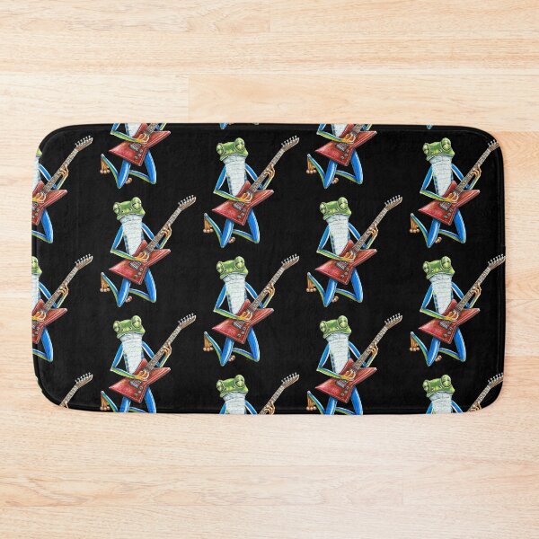 Item preview, Frog Guitar Solo designed and sold by GardenPartyArt.
