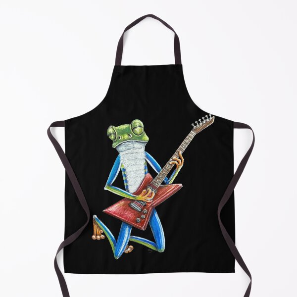 Item preview, Frog Guitar Solo designed and sold by GardenPartyArt.