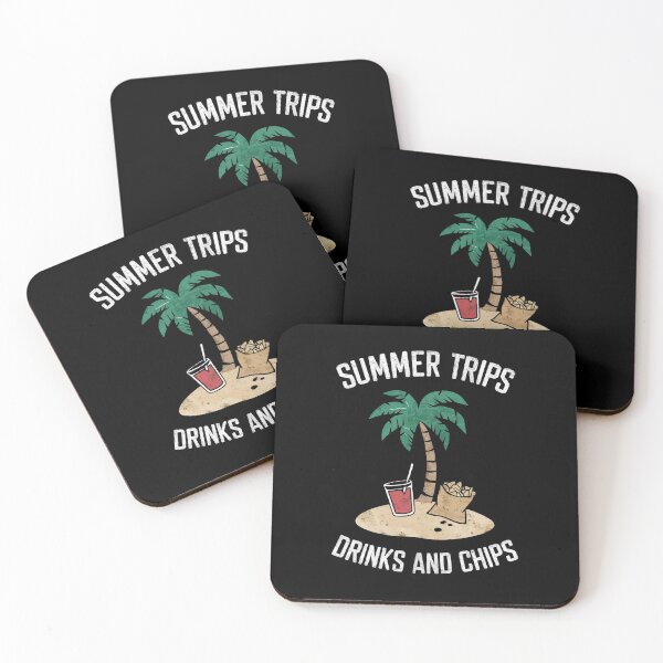 Item preview, SUMMER TRIPS DRINKS AND CHIPS - Minimalist - 2D designed and sold by YoungMind95.
