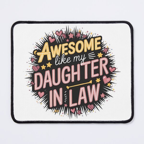 Item preview, awesome like my daughter in law t shirt, family t shirt, cool fun shirt, gift shirt designed and sold by beyond-canvas.