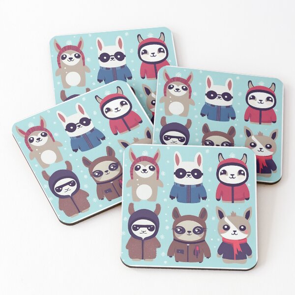 Item preview, Cute Kawaii Winter Animals designed and sold by FitEnvy.