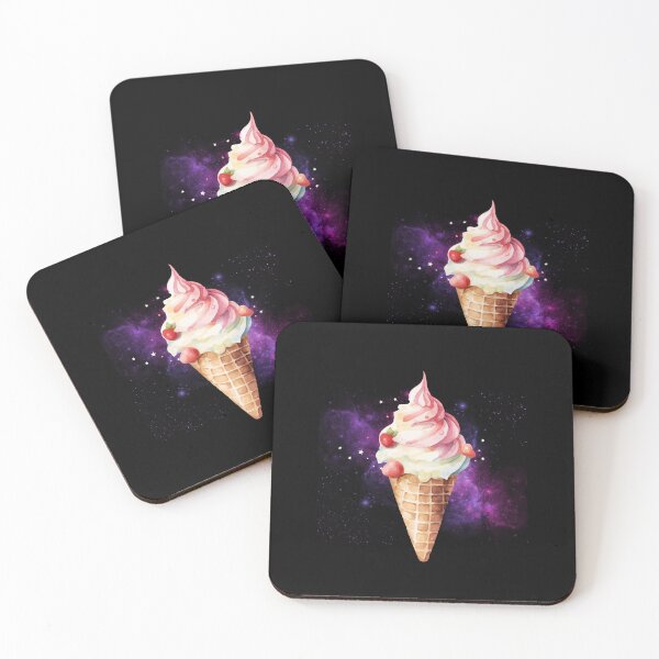 Item preview, Ice cream is a galaxy space it's cold and good taste, afterward you're floating in beautiful space forgot what's reality_v.2 designed and sold by Plullaby.