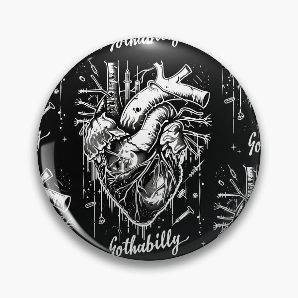 Artikelvorschau, Gothic Gothabilly Herz entworfen und verkauft von Piotrek0001.