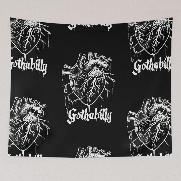 Item preview, Gothic Gothabilly Heart designed and sold by Piotrek0001.