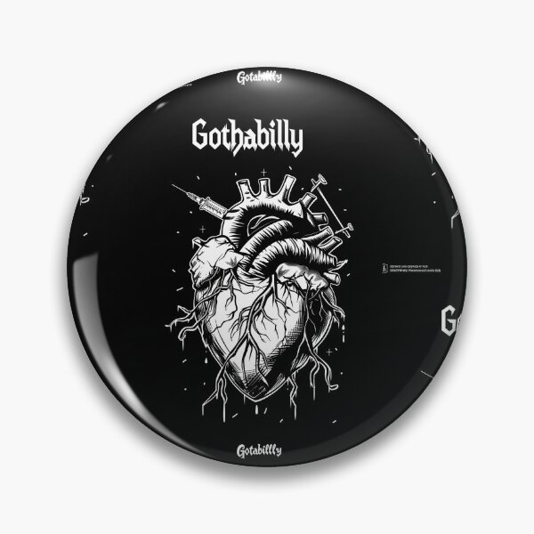 Artikelvorschau, Gothic Gothabilly Herz entworfen und verkauft von Piotrek0001.
