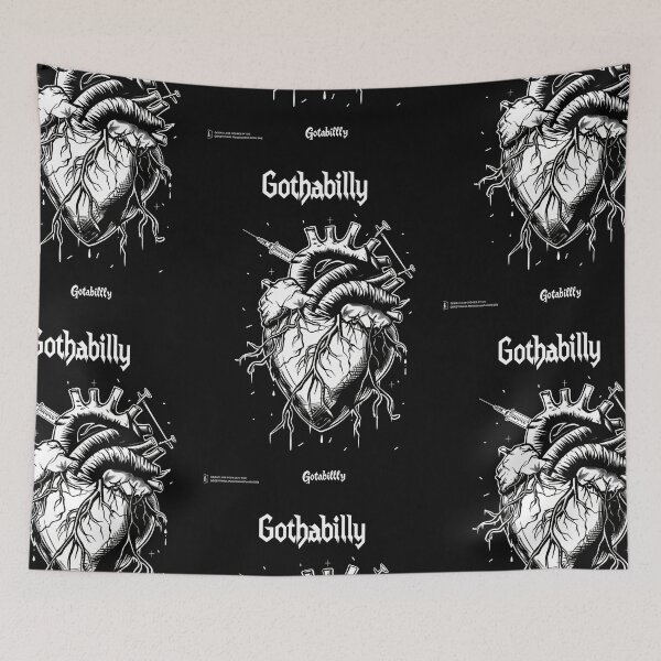 Item preview, Gothic Gothabilly Heart designed and sold by Piotrek0001.
