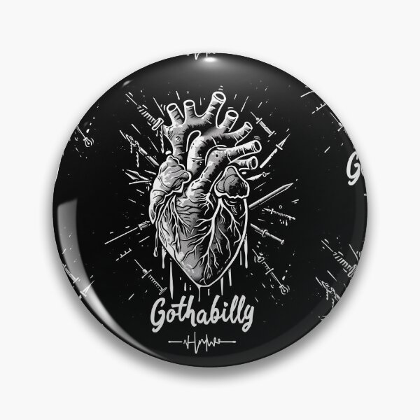 Artikelvorschau, Gothic Gothabilly Herz entworfen und verkauft von Piotrek0001.