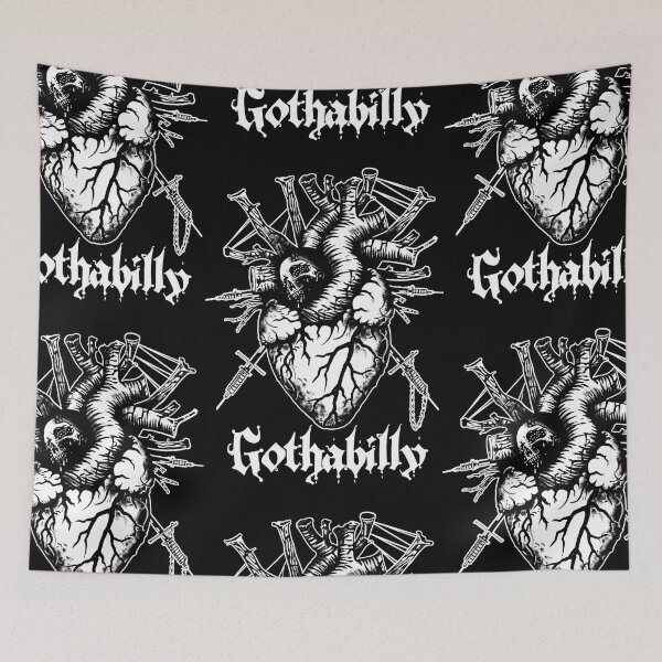 Item preview, Gothic Gothabilly Heart designed and sold by Piotrek0001.