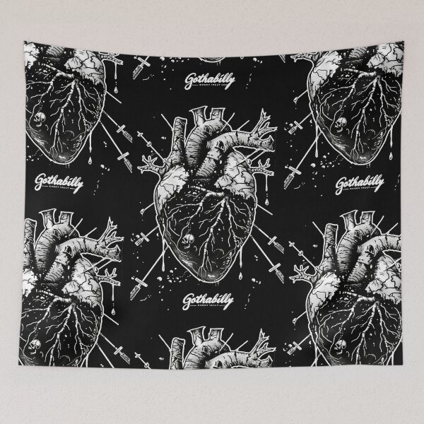 Item preview, Gothic Gothabilly Heart designed and sold by Piotrek0001.