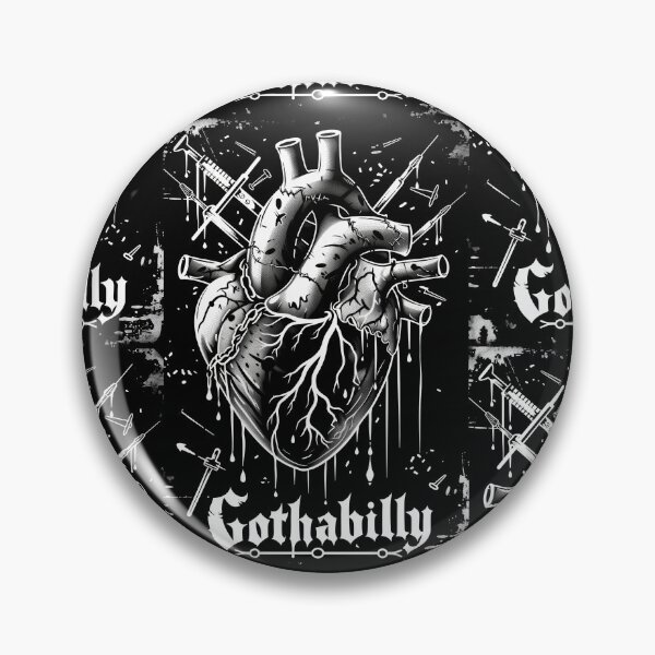 Artikelvorschau, Gothic Gothabilly Herz entworfen und verkauft von Piotrek0001.