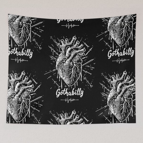 Item preview, Gothic Gothabilly Heart designed and sold by Piotrek0001.