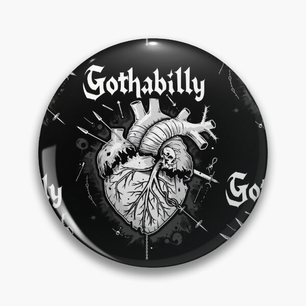 Artikelvorschau, Gothic Gothabilly Herz entworfen und verkauft von Piotrek0001.