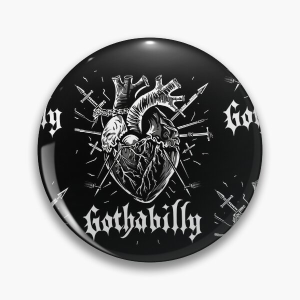 Artikelvorschau, Gothic Gothabilly Herz entworfen und verkauft von Piotrek0001.
