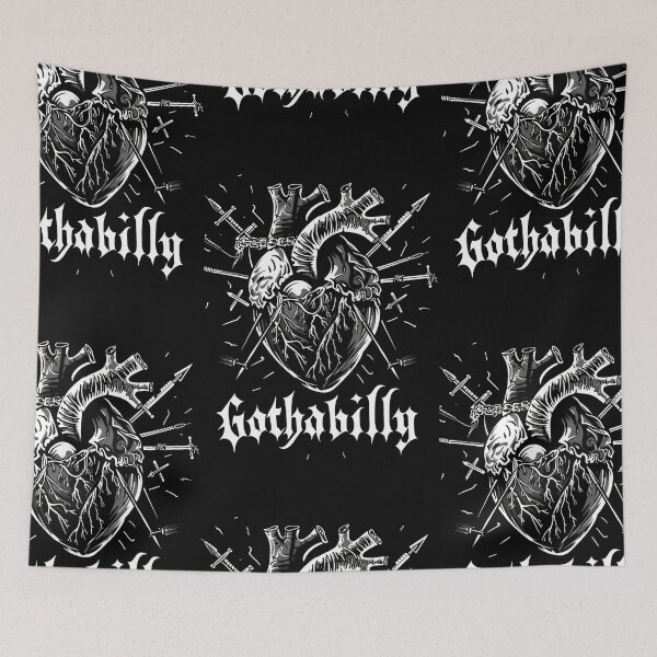 Item preview, Gothic Gothabilly Heart designed and sold by Piotrek0001.