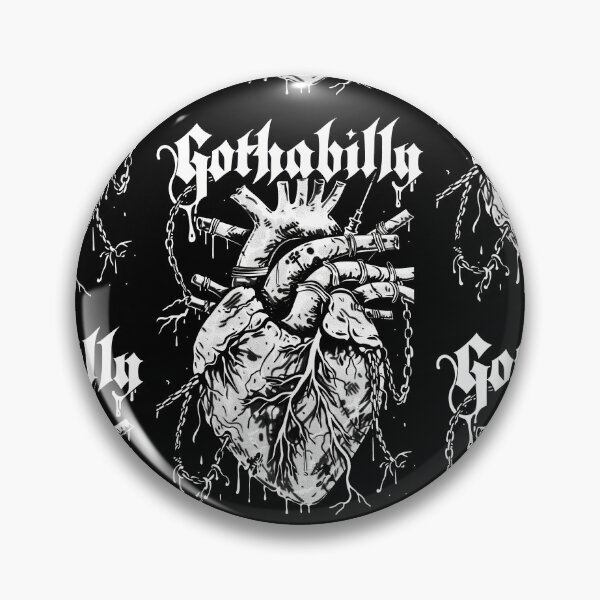 Artikelvorschau, Gothic Gothabilly Herz entworfen und verkauft von Piotrek0001.