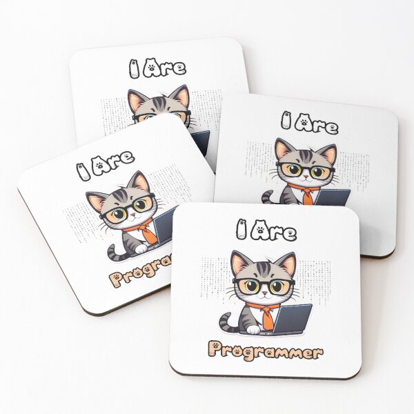 Item preview, "I Are Programmer" Programmer Cat designed and sold by Meow Cat.